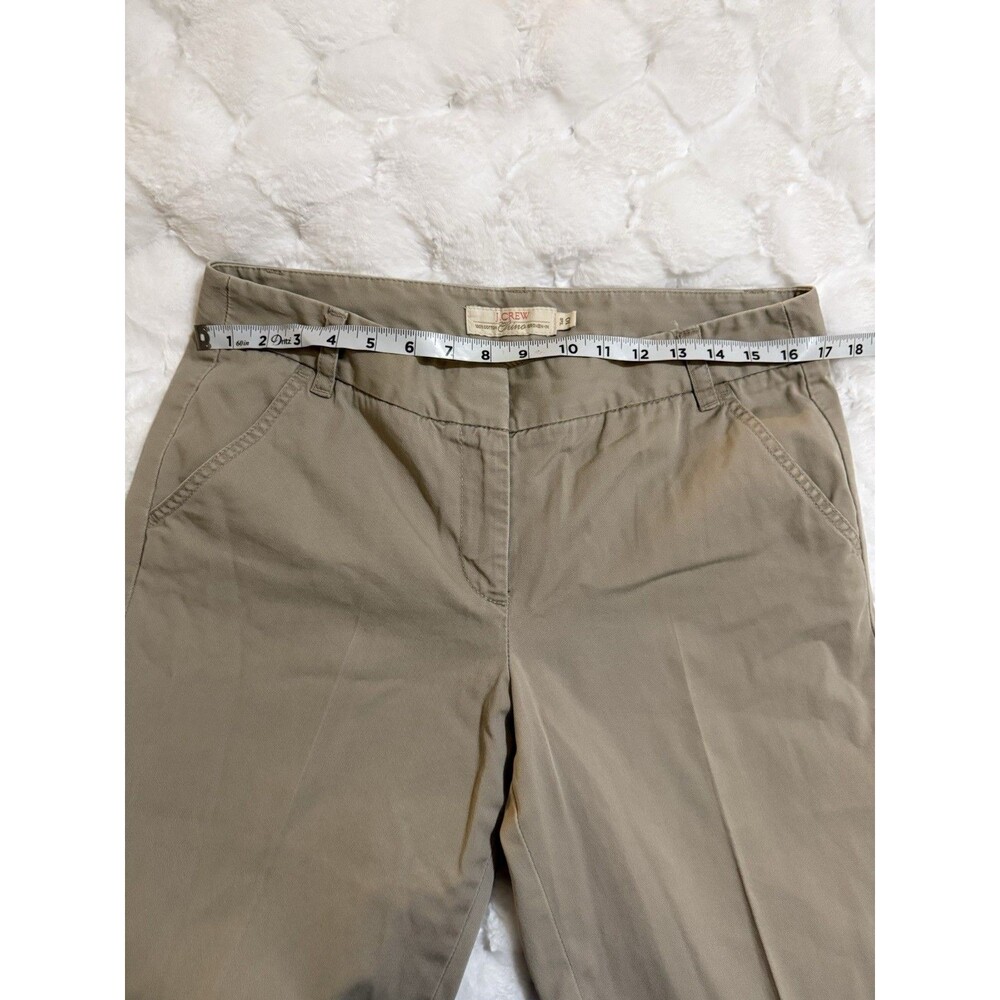 J. Crew Pants Womens 10 Tall Khaki Trousers Favorite Fit Business Career Work - Picture 2 of 6